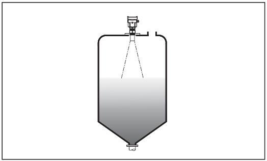 一体化超声波液位计要安装在锥形罐顶部中央位置