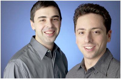 谷歌公司拉里·佩奇和谢尔盖·布林