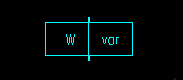 组合式记录功率表和无功功率表电气符号