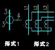 三个电流互感器电气图形符号
