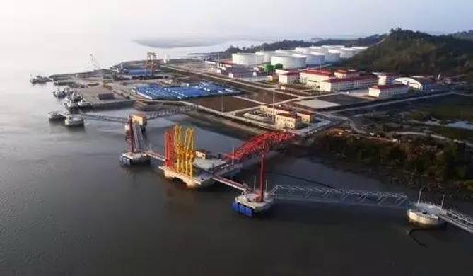 缅甸油气码头