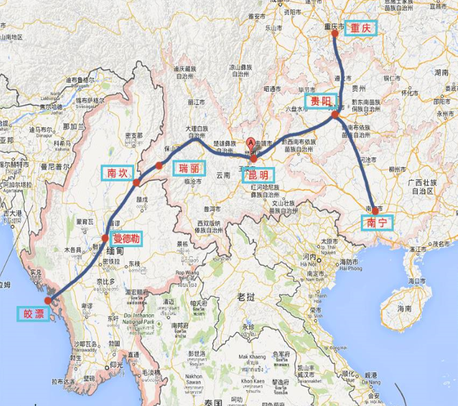中缅油气管线线路图-http://yunrun.com.cn/news/1315.html