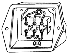 三相异步电动机接线盒