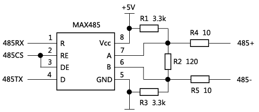 RS485接口电路原理图