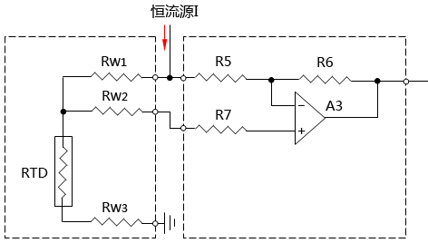 热电阻三线制接法电阻值测量方案