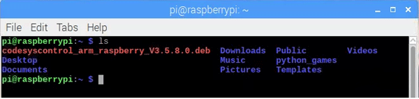 CODESYS Control for Raspberry PI 3.5.8.0.package安装完成