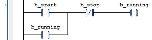 PLC梯形图编程示例