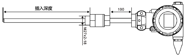 SWP-ST61WDT低功耗無(wú)線溫度變送器外形尺寸