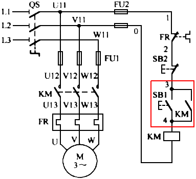电动机连续运行控制电气原理图