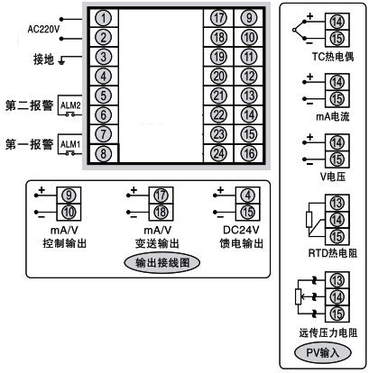 SWP-ND905-022-23-HL-P接线图