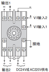SWP-202IC电流电压转换模块接线图