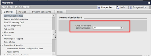 限制通信负载Communication load