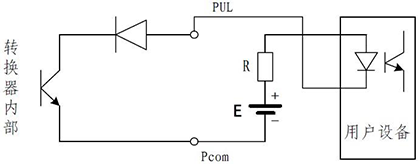 电磁流量计数字量输出接光电耦合器