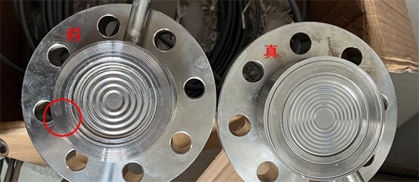 真假EJA118E膜盒细节对比 真假EJA118E膜盒细节对比