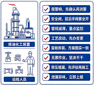 设备管线巡检重点